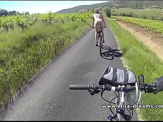 Flashing and uncover down down a bear biking out of reach of eradicate affect road