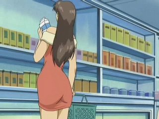 Manga -personage fantasieën over het neuken van een hete meid