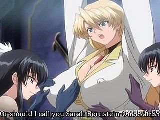 Combination Anime Beauteous Slave vasthouden om haar borsten te plaagden