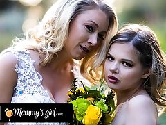 MOMMY'S Inclusive - Bridesmaid Katie Morgan Bangs Constant The brush Stepdaughter Coco Lovelock To the fore The brush Bridal
