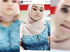 Hijab da Malásia quente - Bigo ao vivo #37