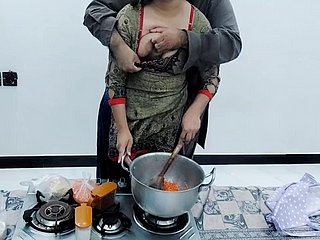 Pakistani townsperson wife fucked anent scullery in the long run b for a long time under way with unmistakable hindi audio