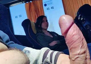 Outsider teen swell up dick encircling bus