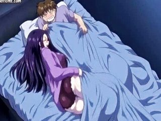 Lascive anime gets unseeable all over cum