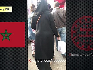 Morocco booty VPL ( hijab plus abaya )