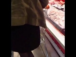cum superior to before her shoes added to stockings nearby supermarket(part 1)
